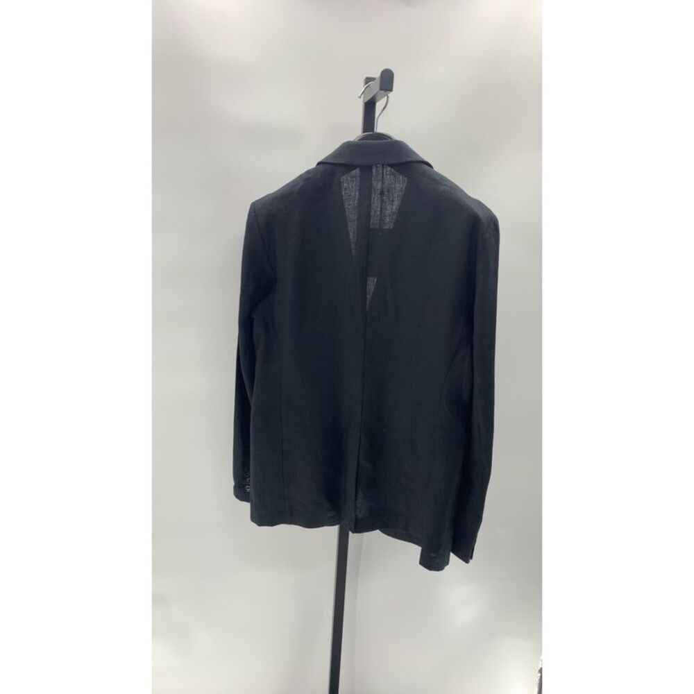 Quince Mens 100% European Linen Blazer Black Outerwear S - Picture 2 of 2